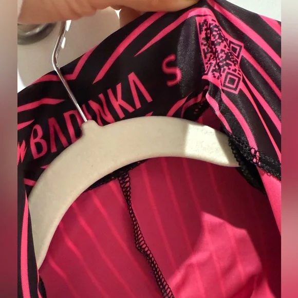 NWoT Badinka Maxima Pink Serious Bodysuit - Picture 6 of 6